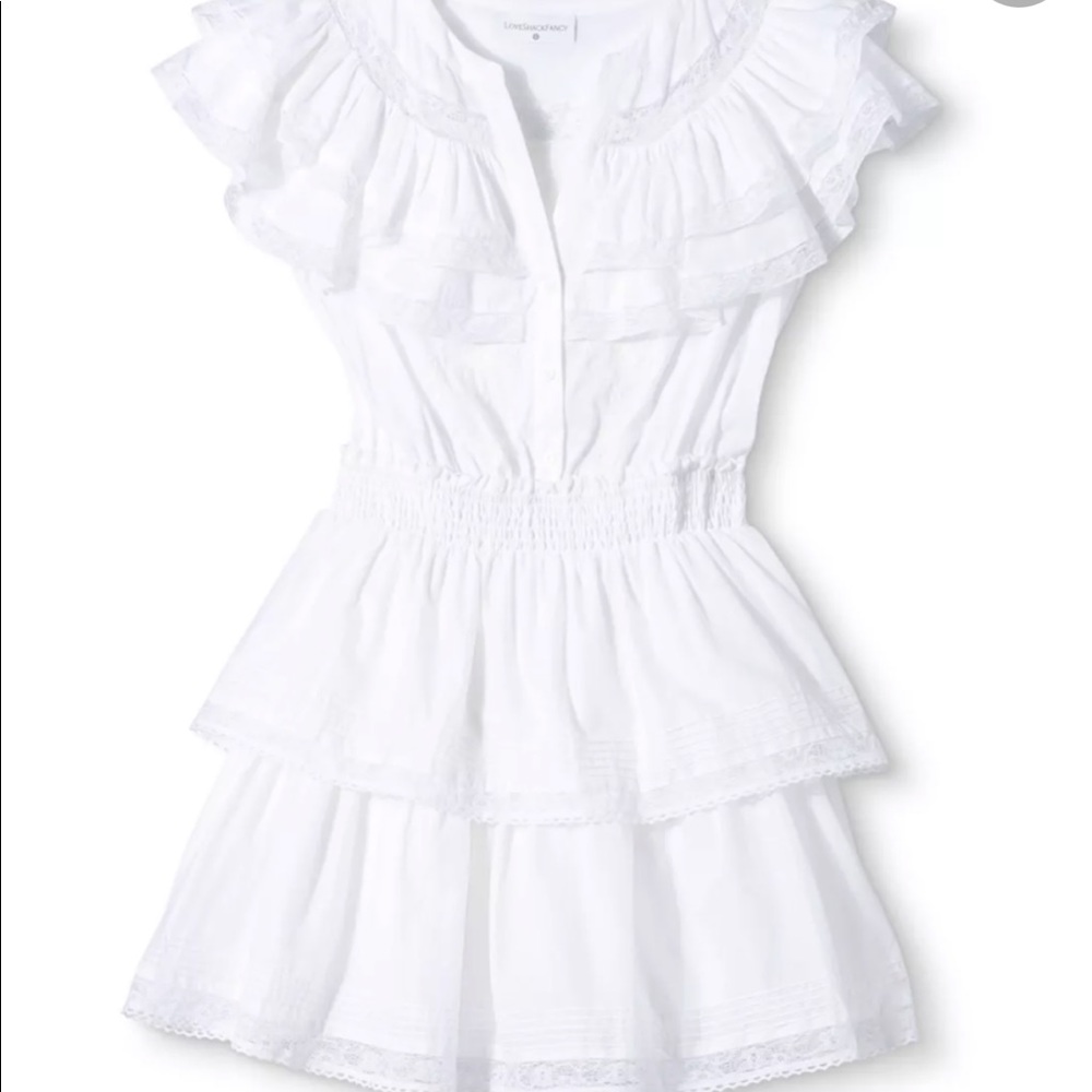 Loveshackfancy x Target white ruffle dress